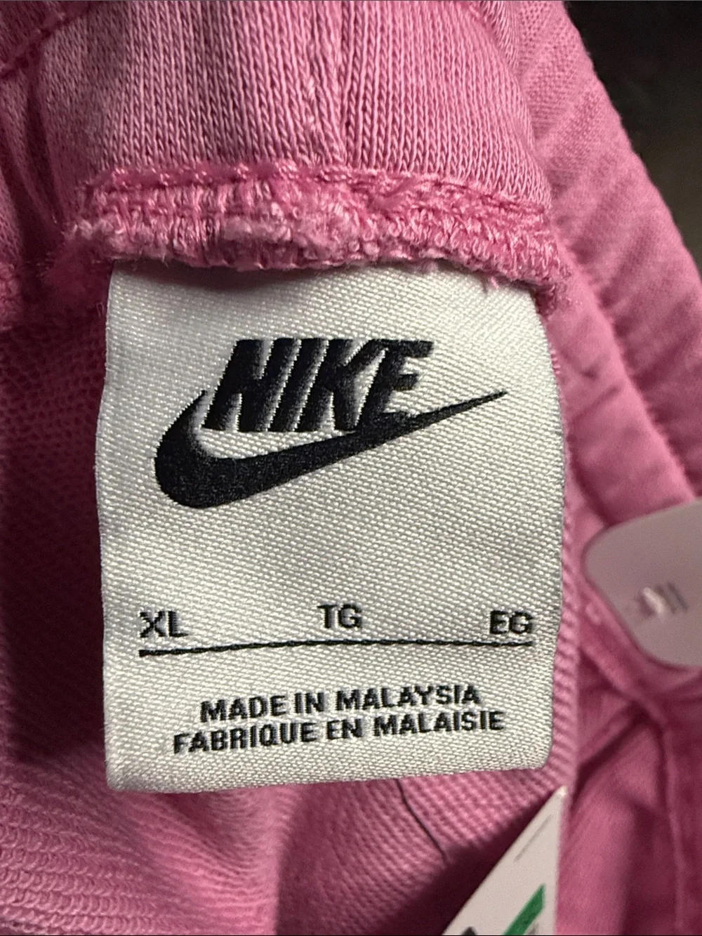 Nike Pink Shorts with White Logo